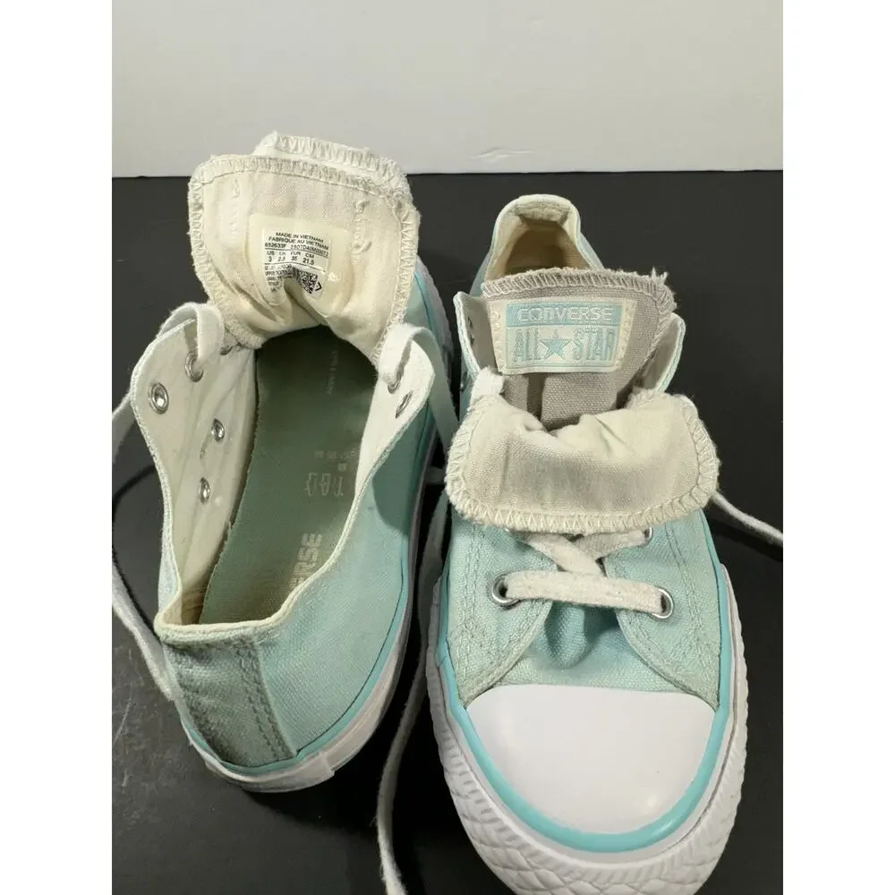 All Star Converse Aqua‎ Blue Girls size 3 US